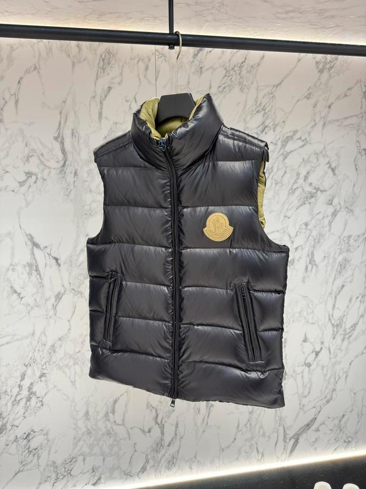 Moncler bodywarmer, Kleding | Heren, Bodywarmers, Nieuw, Maat 52/54 (L), Zwart, Verzenden