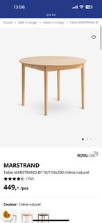 Table MARSTRAND 110cm-200cm NEUVE - JYSK, Enlèvement, Comme neuf