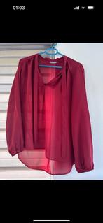 Blouse bordeaux, Vêtements | Femmes, Blouses & Tuniques, Enlèvement ou Envoi, Porté, Taille 46/48 (XL) ou plus grande, Rouge