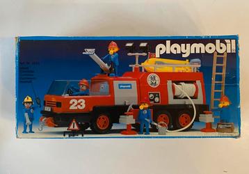 Vintage Playmobil - 3526 - brandweer bluswagen uit 1982 beschikbaar voor biedingen