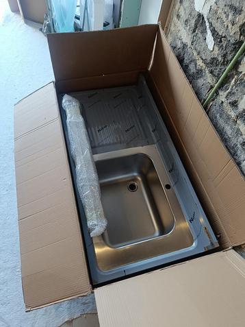 Spoeltafel / spoelbak, RVS, Enlèvement, Neuf, Inox, Lavabo