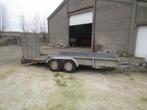 Dieplader, dubbelassige aanhangwagen, Auto diversen, Aanhangers en Bagagewagens, Ophalen, Gebruikt