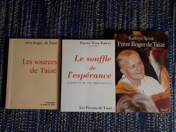 3 boeken over Taize en broeder Roger beschikbaar voor biedingen