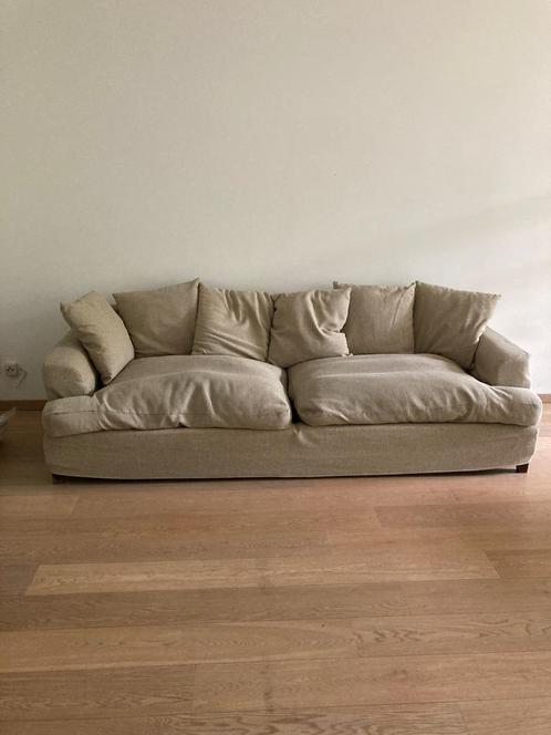 Zetel te koop wegens verhuis, Huis en Inrichting, Zetels | Zetels, Gebruikt, Rechte bank, Vierpersoons of meer, 250 tot 300 cm