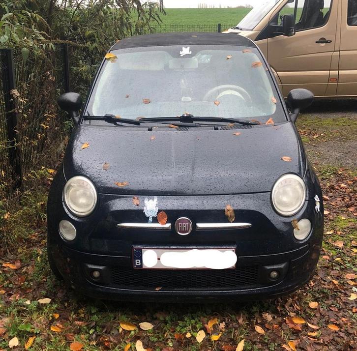 Fiat 500 cabriolet de 2011 avec 113.000km twin air essence, Auto's, Fiat, Particulier, Benzine, Cabriolet, Handgeschakeld