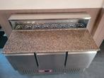 Pizza werktafel graniet, frigo met inox bakjes. Diamond., Ophalen