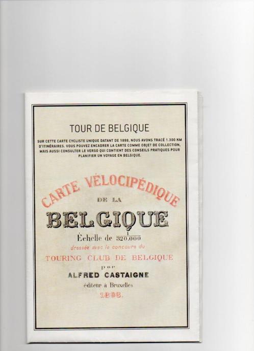 Carte vélocipédique de Belgique, Verzamelen, Retro, Overige typen, Ophalen