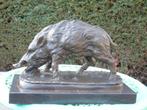 sanglier en bronze sur marbre signé , MENE ., Enlèvement ou Envoi, Bronze