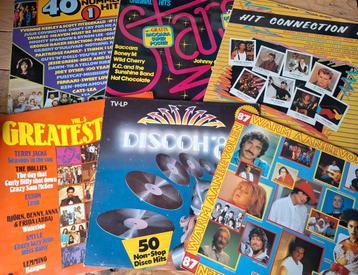 Lot 40 x Lp's Vinyl - Pop / Rock / Electro Compilatie (2) beschikbaar voor biedingen