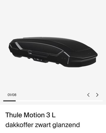 Thule dakkoffer Motion 3 L te huur beschikbaar voor biedingen