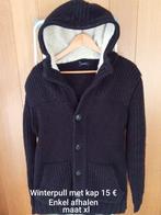 Vêtement pull d'hiver à capuche, Vêtements | Hommes, Enlèvement, Porté, Taille 56/58 (XL), Bleu