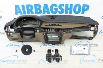 Airbag set Dashboard M zwart/bruin HUD stiksels BMW X6 F16