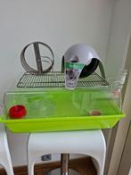 Hamsterkooi met toebehoren, Dieren en Toebehoren, Ophalen, Zo goed als nieuw