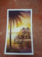 Peinture congolaise au soleil couchant, Enlèvement ou Envoi