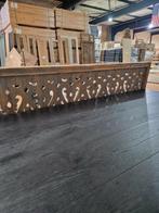 AANBIEDING DEZE WEEK! EIKEN VLOER GEBORSTELD ZWART GELAKT!, Tuin en Terras, Bloempotten, Ophalen of Verzenden, Nieuw, Overige vormen