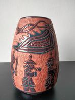 60s 70s vaas keramiek Saigon Oosters Vietnam, Antiek en Kunst, Curiosa en Brocante, Ophalen of Verzenden