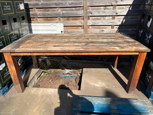 Bristol teakhouten tuintafel 2m x 1m in goede staat, Tuin en Terras, Tuintafels, Zo goed als nieuw, Hout, Ophalen