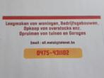 Alle inboedel opruimingen van woningen tot magazijn, Ophalen