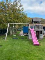 Speelhuis met schommels en schuifaf, Ophalen, Gebruikt, Glijbaan