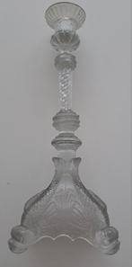 Antieke glazen Vallerysthal Bavards kandelaars, Antiek en Kunst, Ophalen