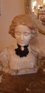 Antieke buste volledig in marmer familie stuk, Enlèvement