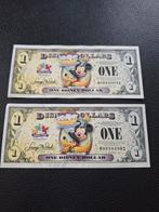 Disney 1 dollar biljet 2009 D serie unc, Postzegels en Munten, Bankbiljetten | Amerika, Ophalen of Verzenden