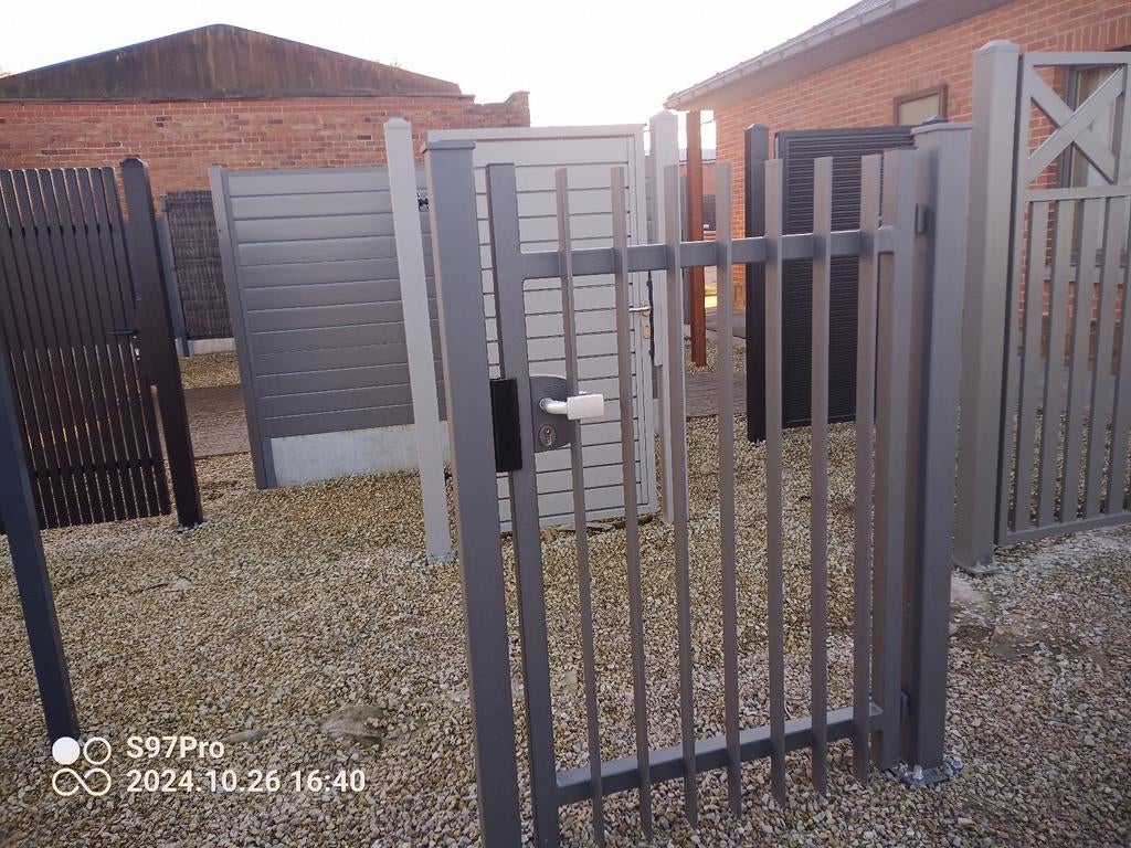 Portails d expo, Jardin & Terrasse, Clôtures de jardin, Utilisé, Porte du jardin, Fer, Avec portail, Enlèvement