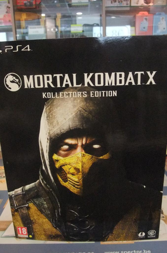 mortal kombat x kollector's edition, Games en Spelcomputers, Games | Sony PlayStation 4, Zo goed als nieuw, Vechten, 2 spelers