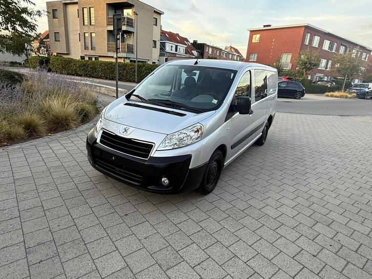 Peugeot Expert Dubbel Cabine 6plaats 2.0HDI Airco Navi, Auto's, Bestelwagens en Lichte vracht, Particulier, ABS, Airbags, Airconditioning