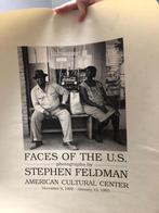 Affiche "Face of the US" Stephen Feldman,1992,AmericanCenter, Enlèvement, Rectangulaire vertical