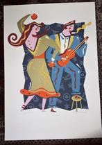 Moderne zeefdruk gesigneerd en genummerd, Antiek en Kunst, Ophalen