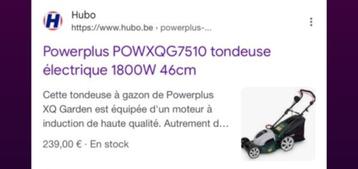 Tondeuse électrique power plus xq