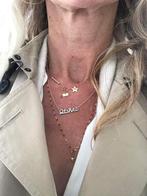 Collier Thea Jewelry or rose et diamants blancs, Nieuw, Ophalen of Verzenden, Met edelsteen, Goud