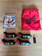Buzz! Quiz world PS3 met draadloze controllers. Werkt prima., Ophalen, Puzzel en Educatief, Gebruikt, Eén computer