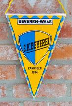 SK Beveren kampioen 1984 sublieme vintage voetbal vaandel, Ophalen of Verzenden, Zo goed als nieuw, Vaantje of Sjaal