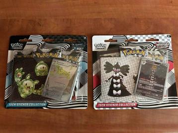 Pokemon Black bolt/White flare tech sticker collection beschikbaar voor biedingen