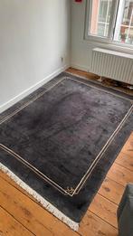 Vintage mat, 200 cm of meer, 200 cm of meer, Gebruikt, Zwart