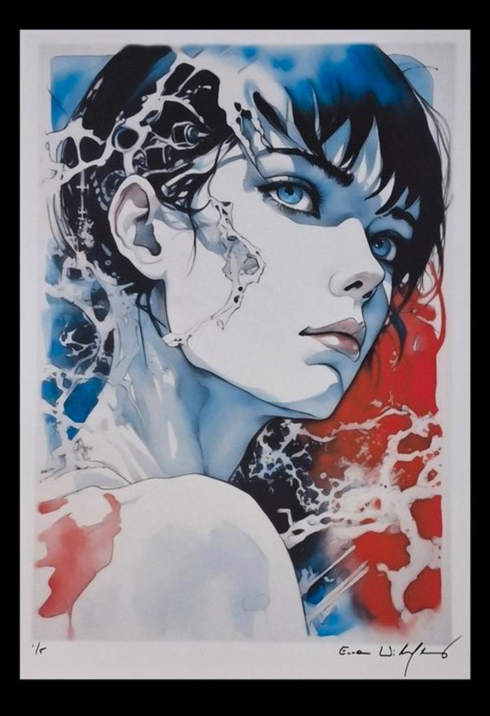 Kunstwerk gelimiteerde editie 3/5 - Ghost in the Shell -, Antiek en Kunst, Kunst | Litho's en Zeefdrukken, Ophalen