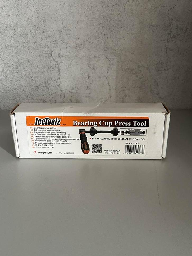 Outil de presse pour cuvette de roulement IceToolz, Doe-het-zelf en Bouw, Gereedschap | Machine-onderdelen en Toebehoren, Zo goed als nieuw