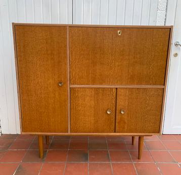 Vintage Scandinavisch dressoir/secretaresse/highboard beschikbaar voor biedingen