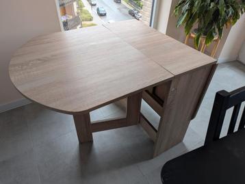 Table à manger pliable comme neuve, Maison & Meubles, Tables | Tables à manger, Enlèvement, Comme neuf