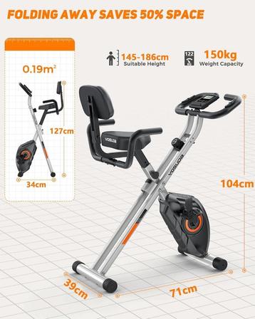 YOSUDA 3-in-1 hometrainer beschikbaar voor biedingen