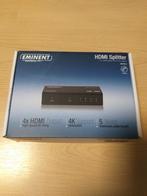 Eminent hdmi splitter 1x4 (3d en 4k support), Audio, Tv en Foto, Ophalen, Zo goed als nieuw, HDMI-kabel