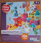 Playtive puzzel Map of Europe - 200 stuks, Ophalen of Verzenden, Zo goed als nieuw