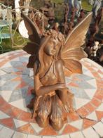 STATUE EN FONTE PATINEE (LA FEE A GENOUX), Enlèvement ou Envoi, Neuf