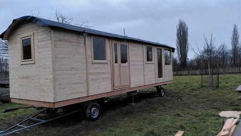 Pipowagen XL nieuw opgebouwd, Caravans en Kamperen, Stacaravans, Ophalen