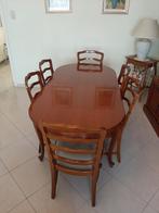 Table et chaises de salle à manger, Maison & Meubles, Ovale, Autres essences de bois, 50 à 100 cm, Enlèvement