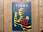 Reclamebord Tigra 20x30, Collections, Marques & Objets publicitaires, Envoi, Comme neuf, Panneau publicitaire