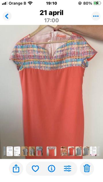 Robe orange taille 40, Enlèvement, Neuf, Taille 38/40 (M)