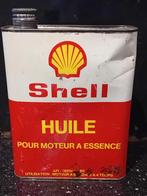 Zeldzaam olieblik Shell moteur a essence benzine, Ophalen of Verzenden, Zo goed als nieuw